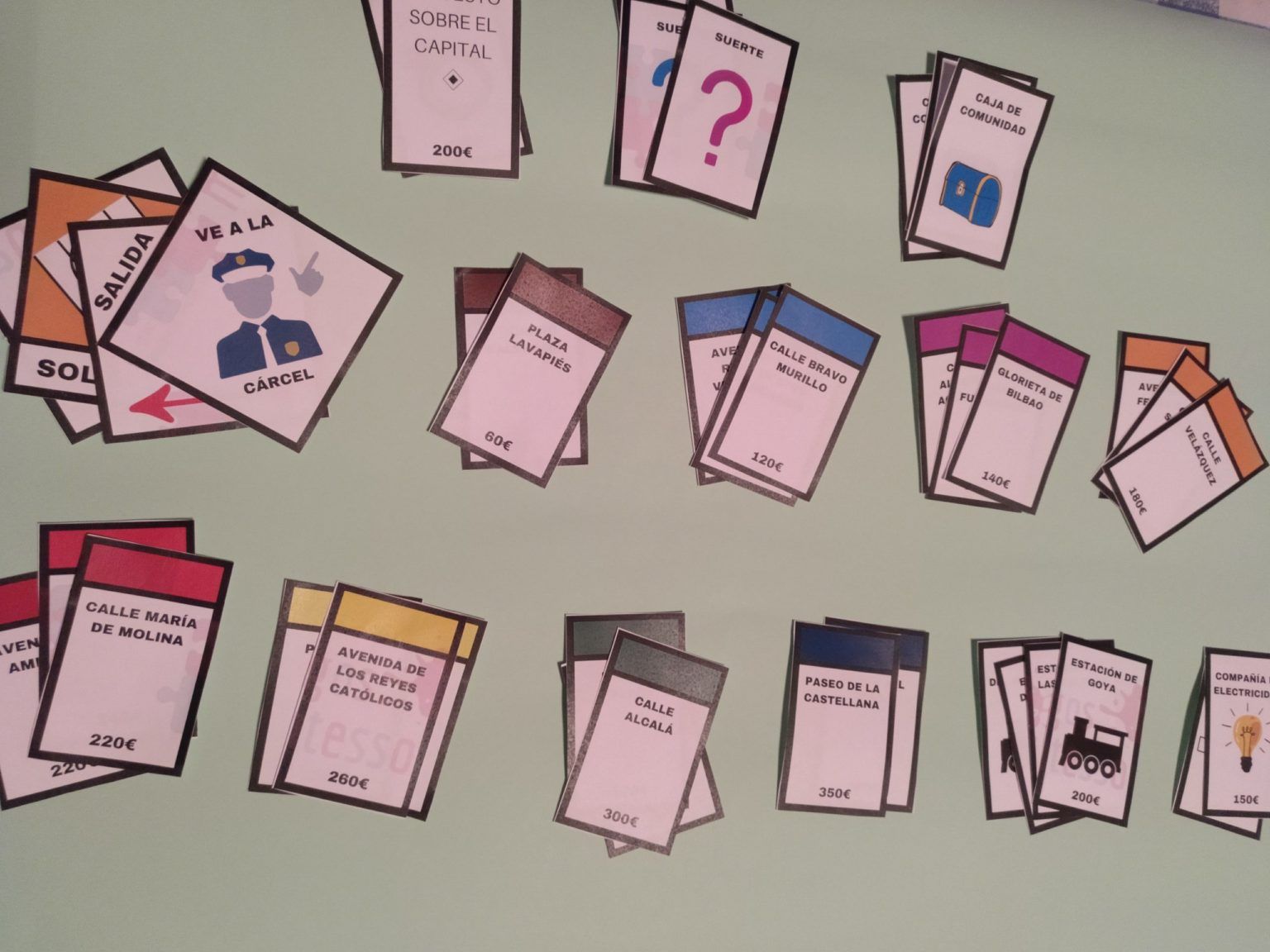 Monopoly para Imprimir COMPLETO | Tablero, Billetes y Tarjetas